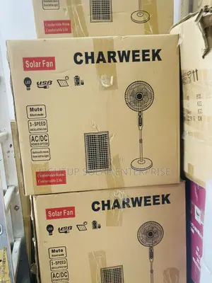 16-inch Solar Rechargeable Fan