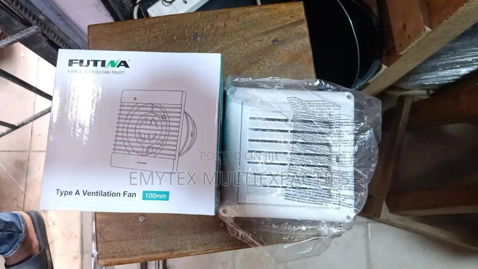 Toilet Type a Ventilation Fan 100mm(4inches)
