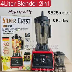 10000w Silver Crest Blender (4l Double Cup)