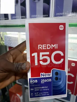 New Xiaomi Redmi 15C 4G 256 GB Black