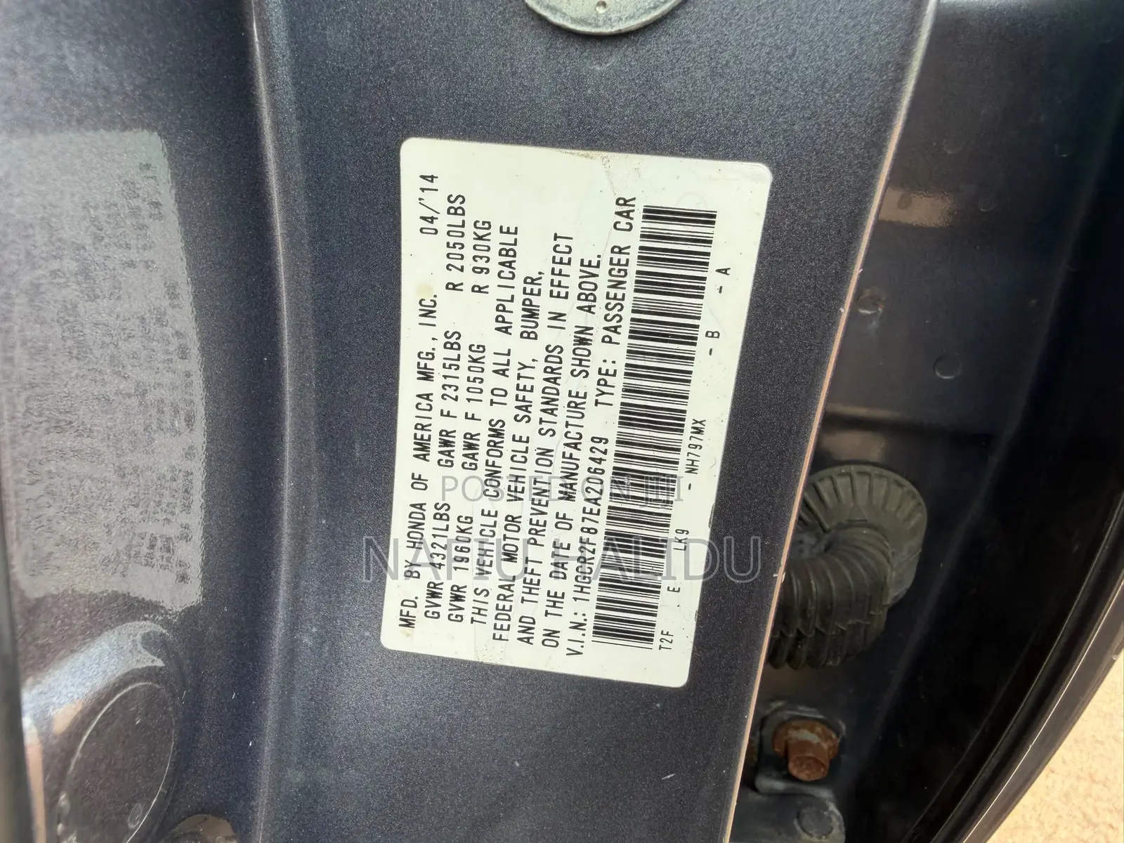 Honda Accord 2014 Gray
