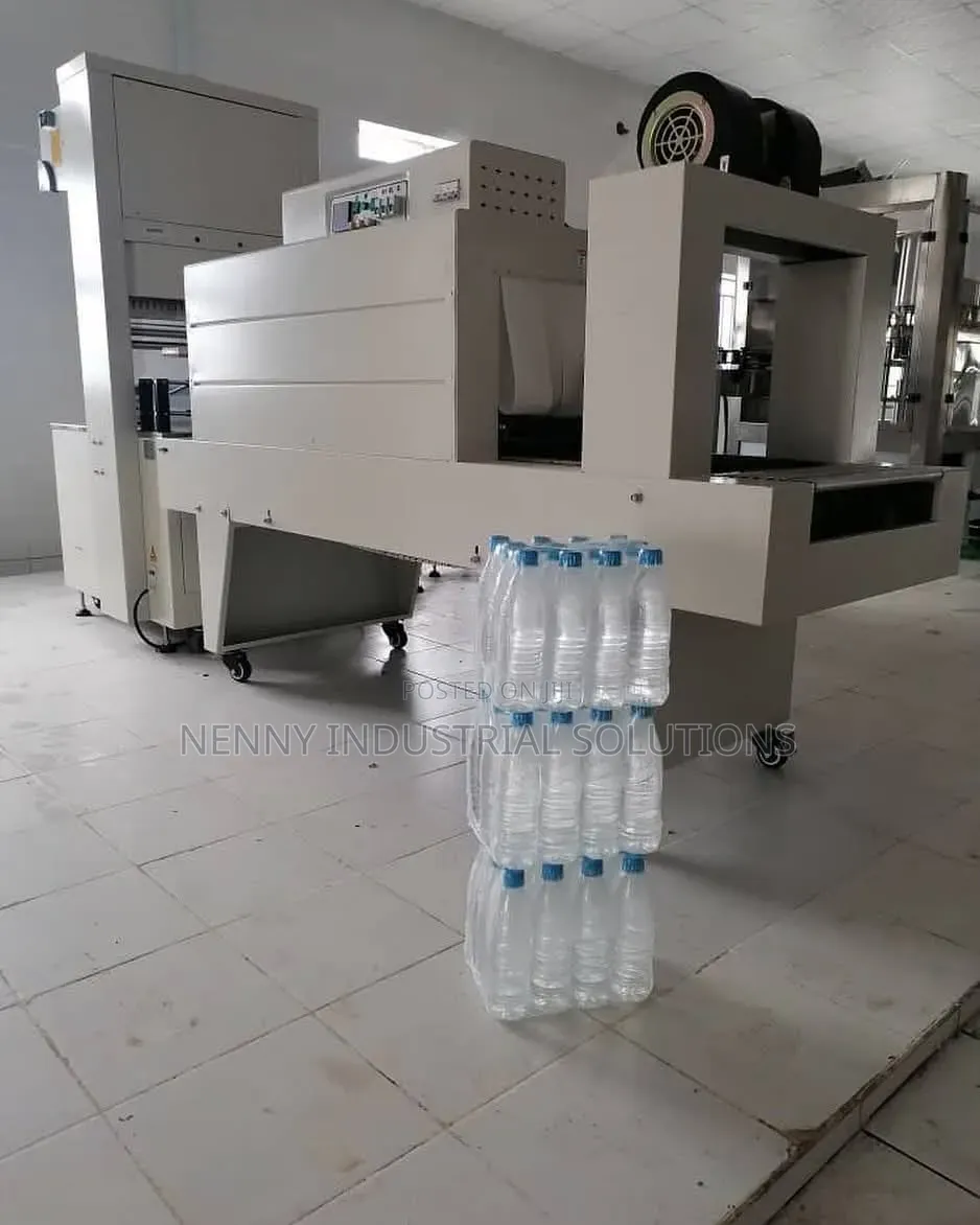 Shrink Wrapping Machine With Sleeve Wrapper and Shrink Tunnel