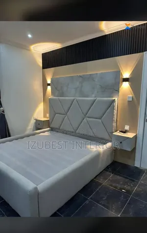 This Is 6by6 Bedframe With Wall Console