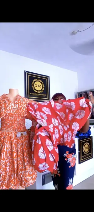 Ankara Ball Skirt Blouse Ready to Wear