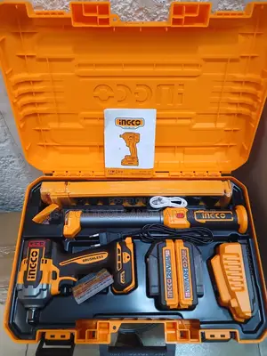 Ingco 20v Brushless Impact Wrench Combo Kit
