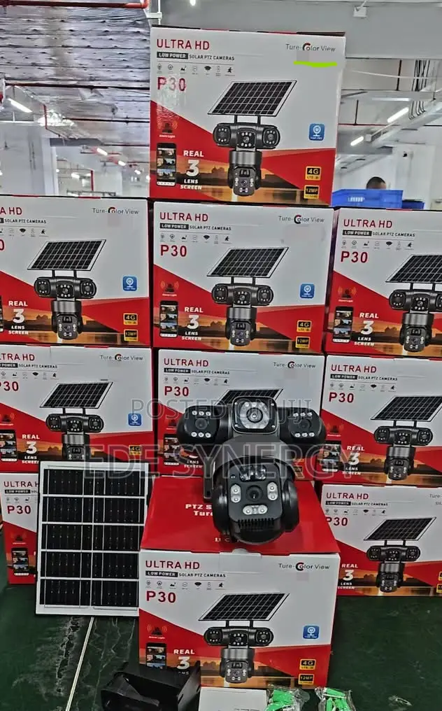 Tripple Lense Solar Camera Suitable for Outdoor and Indoor