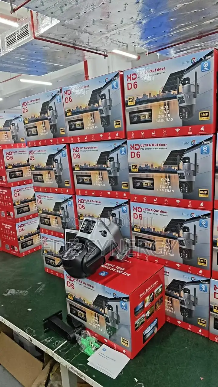 Dual Lense Hd Solar Camera With Mobile App