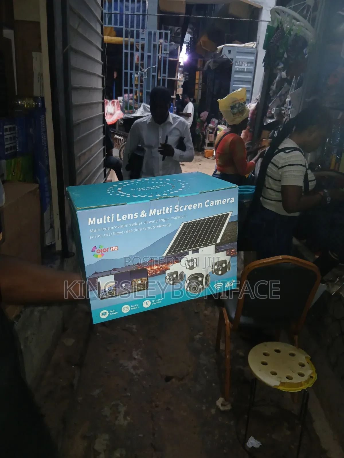 3 Lens Solar Camera V380-App
