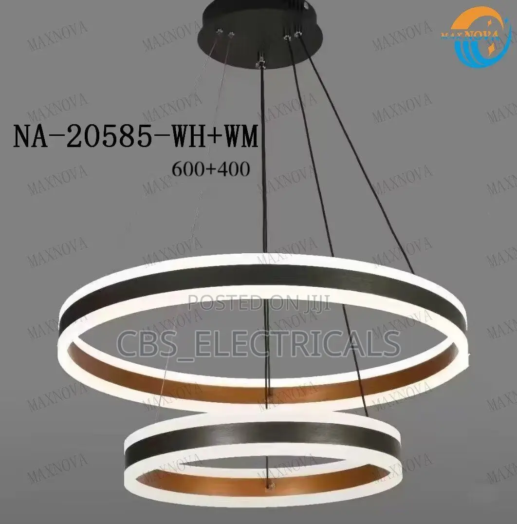 Double-Ring Led Chandelier