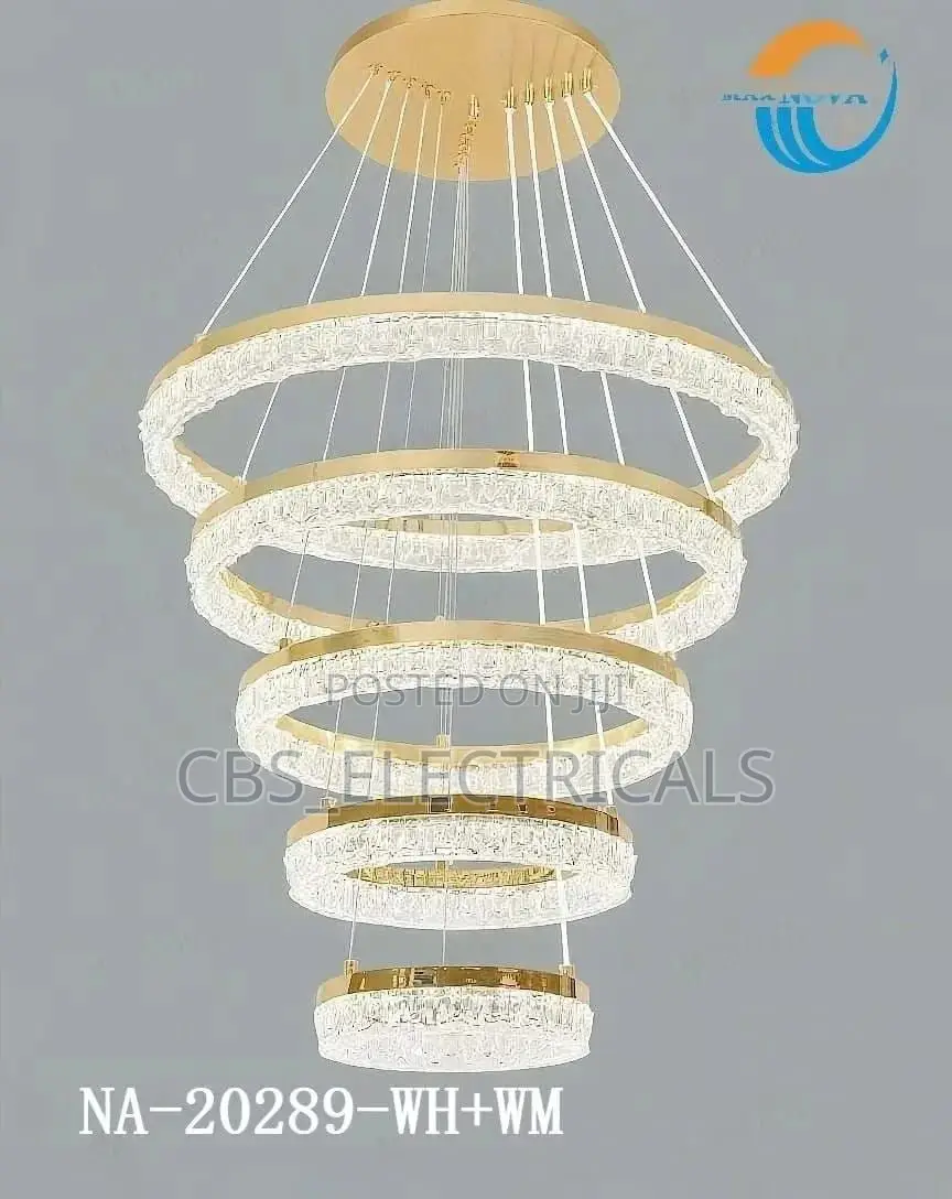 Luxury Cascading Crystal Chandelier