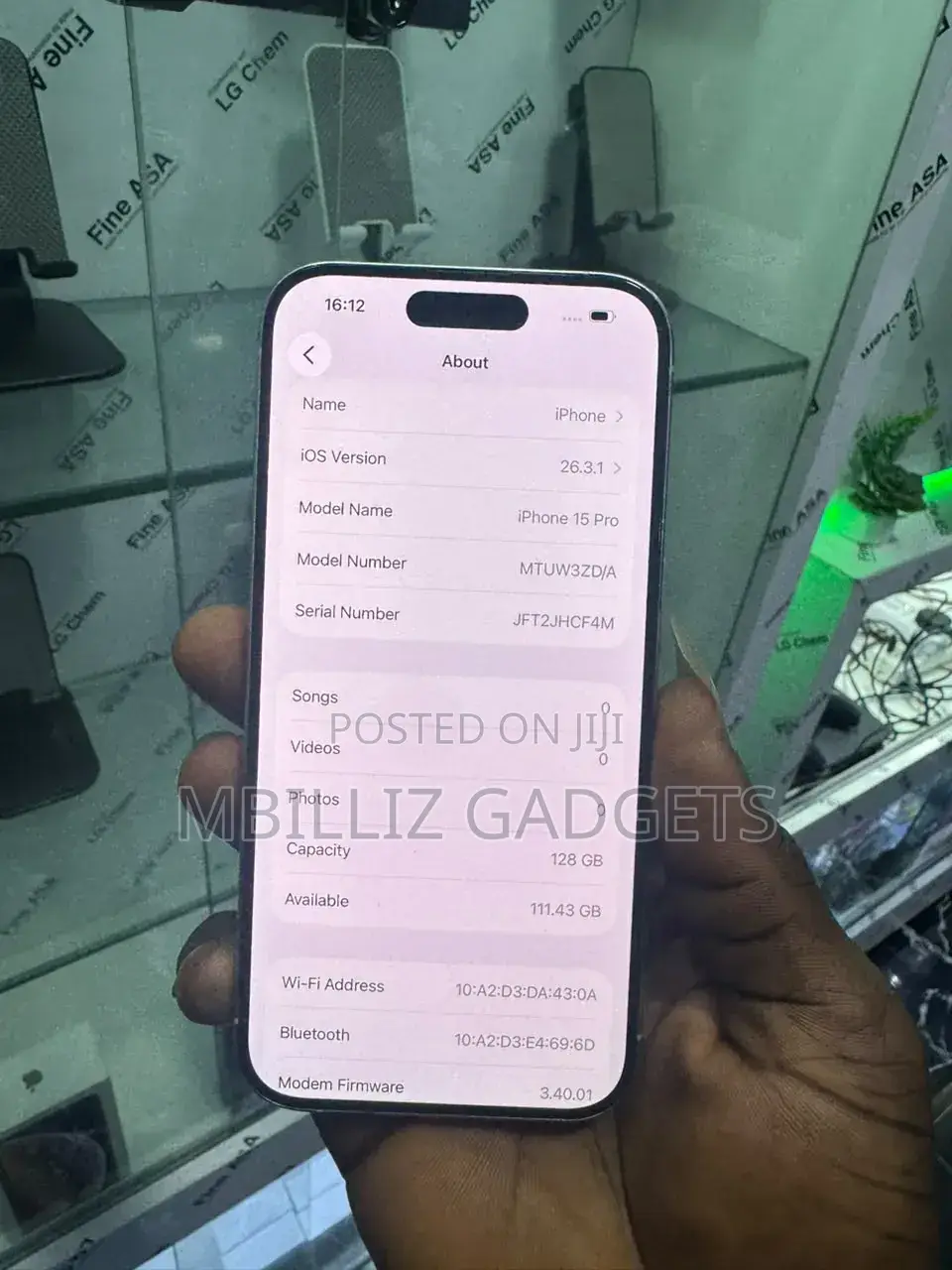 Apple iPhone 15 Pro 128 GB White