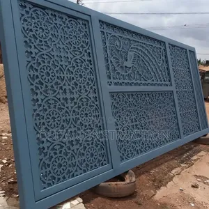 Laser Cut Wronght Iron Gate