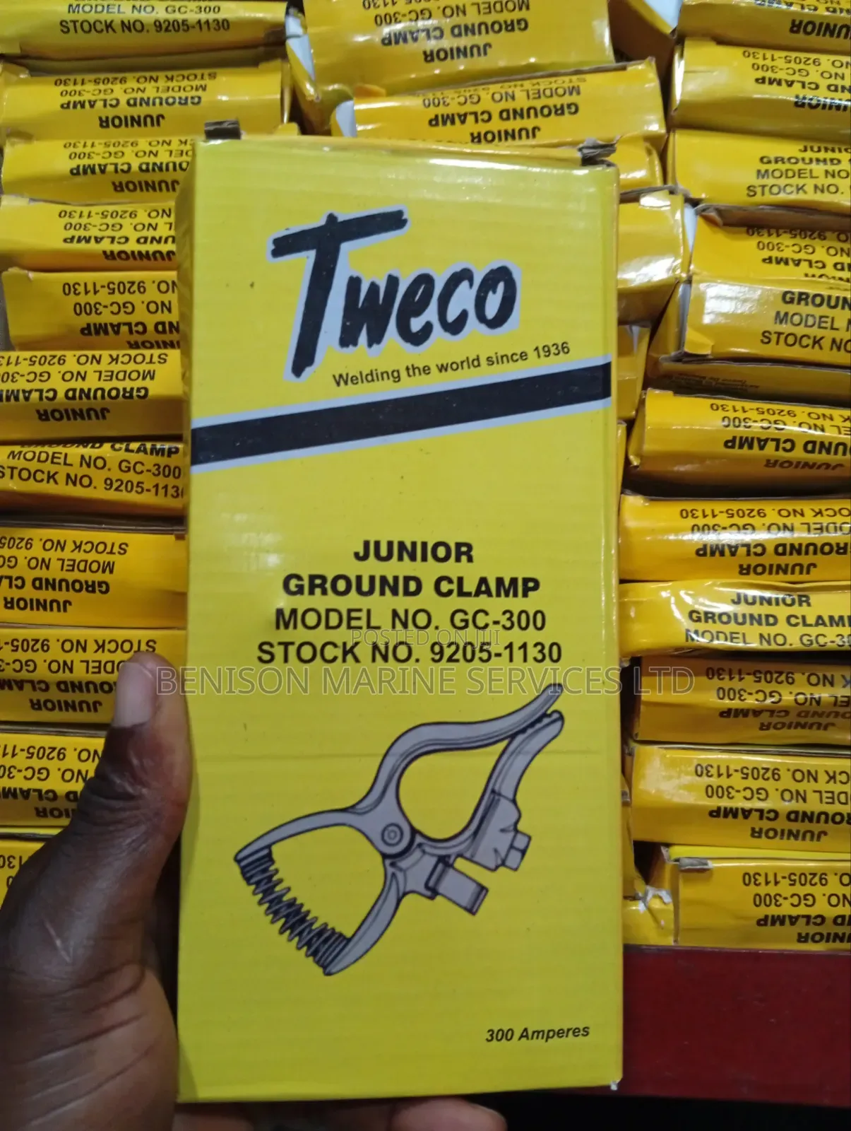 Tweco Earth Clamp 300a