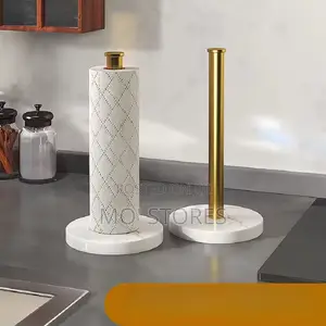 Luxury Gold Marble Base Kitchen Paper Holder
