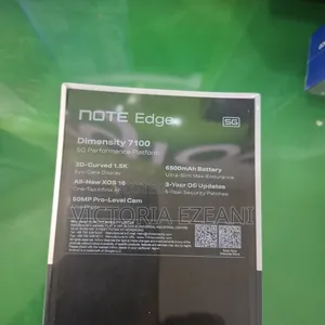 New Infinix Note Edge 128 GB Black