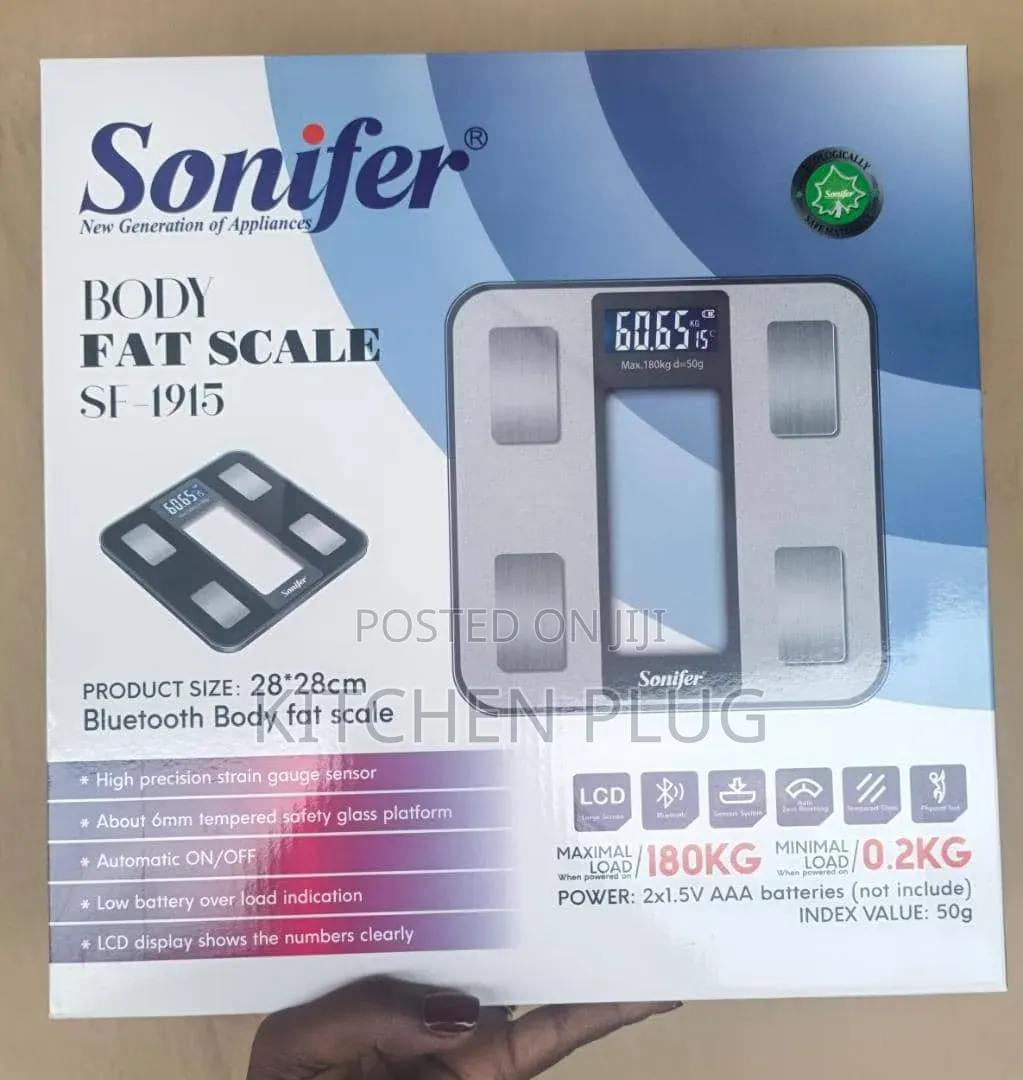 Sonifer Electronic Smart Body Fat Analyzer and Digital Weight Scale