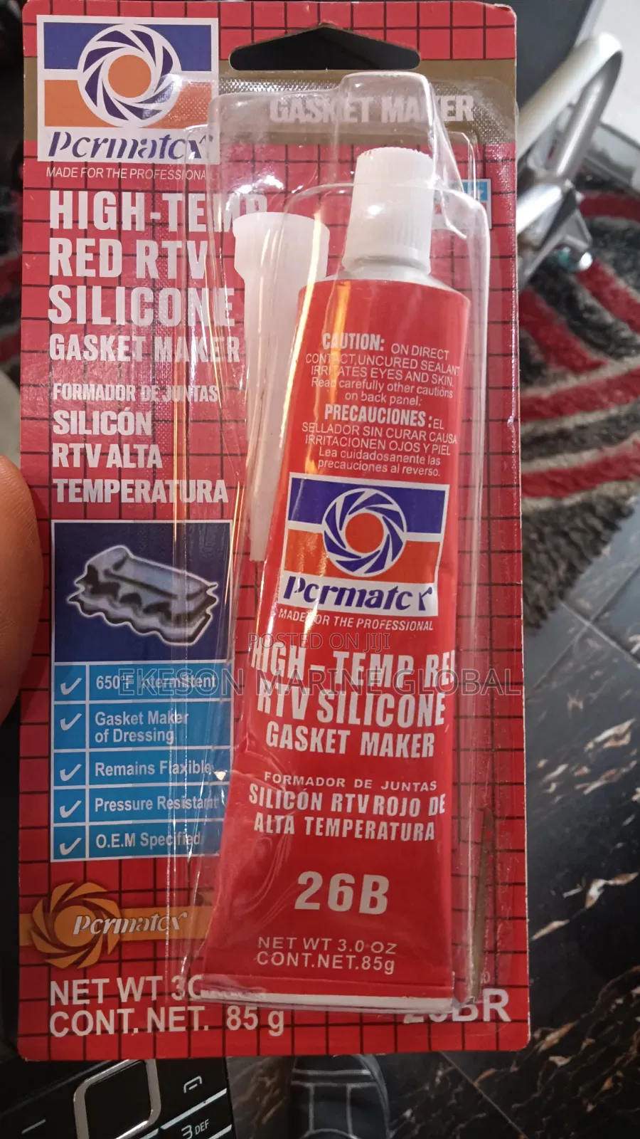 Permatex High Temp Red RTC Silicone (Gasket Marker)
