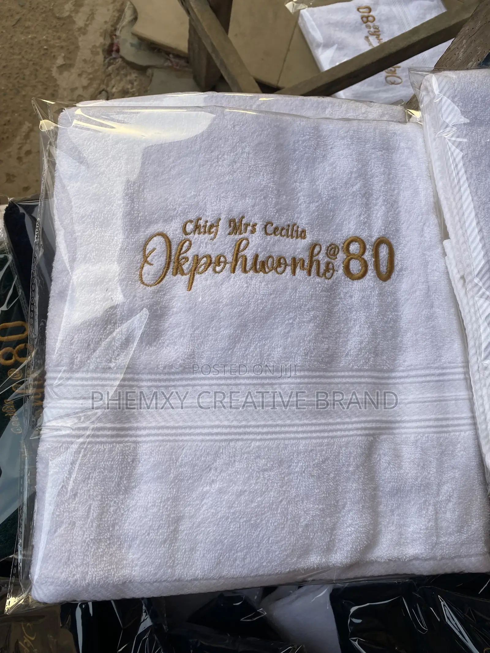 Monogram on Towels