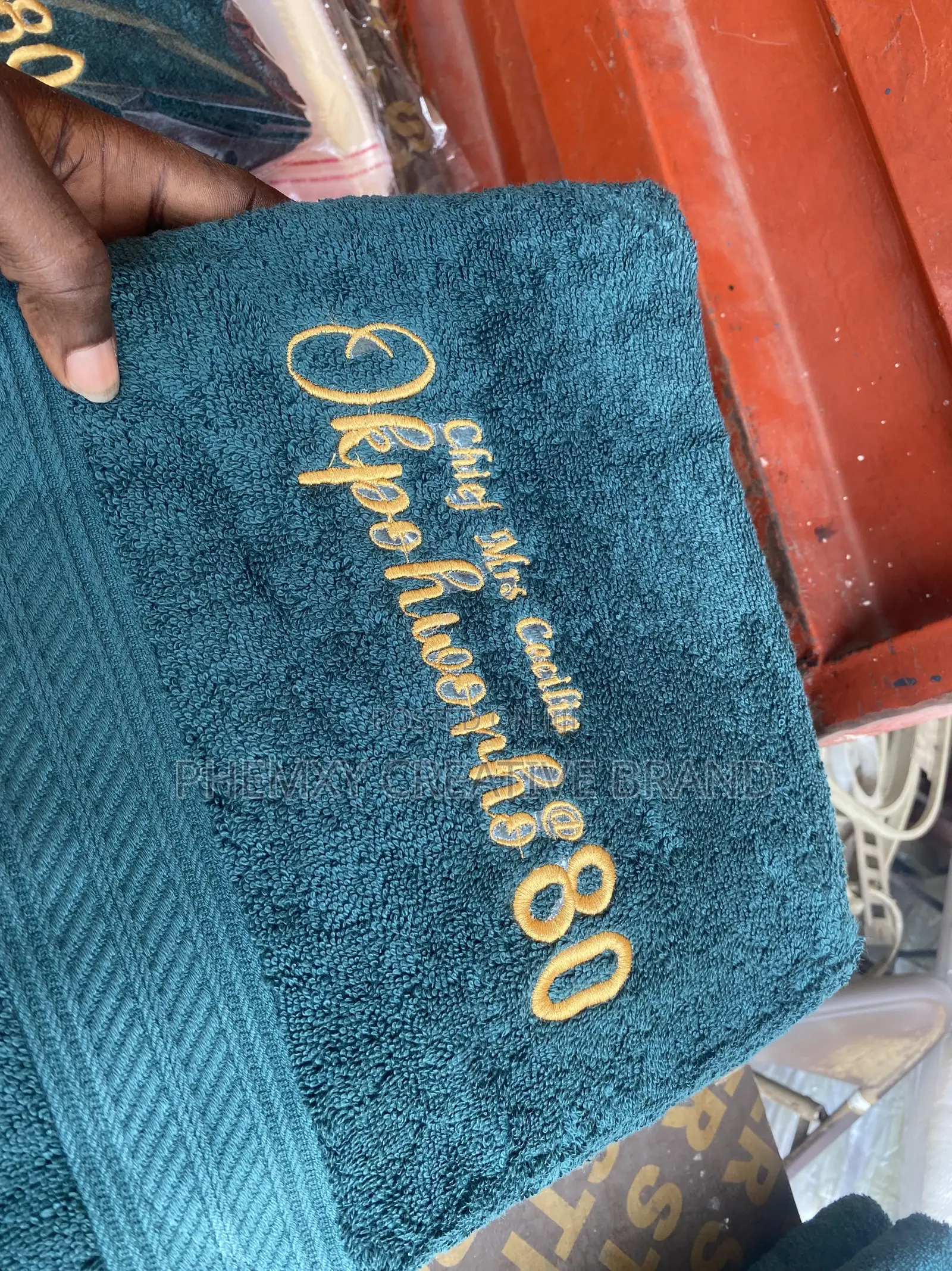 Monogram on Towels