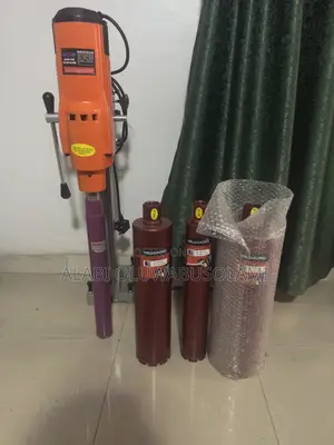 Eurotek Diamond Core Drilling Machine + 4 Diamond Core Bits