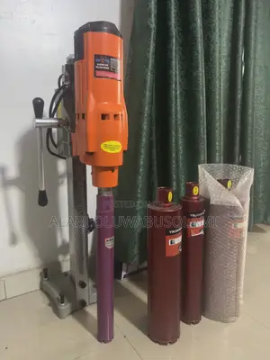 Eurotek Diamond Core Drilling Machine + 4 Diamond Core Bits