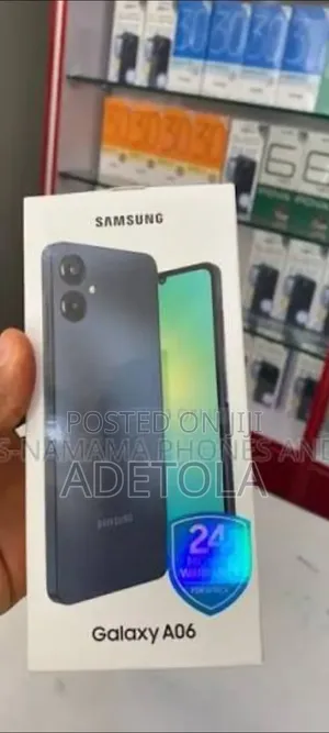 New Samsung Galaxy A06 64 GB Black