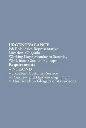 Sales Representative