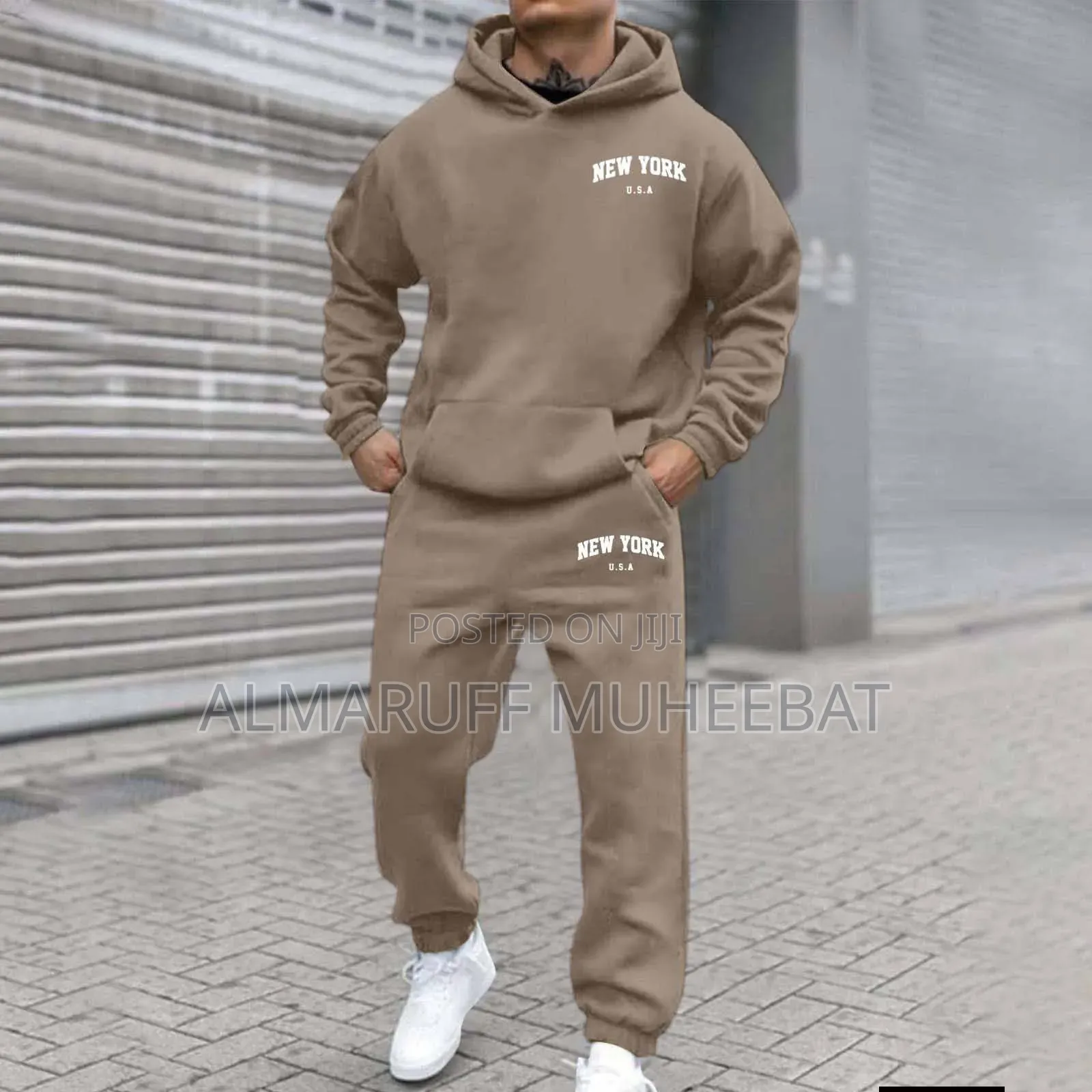 Men Hoodie Up and Down
