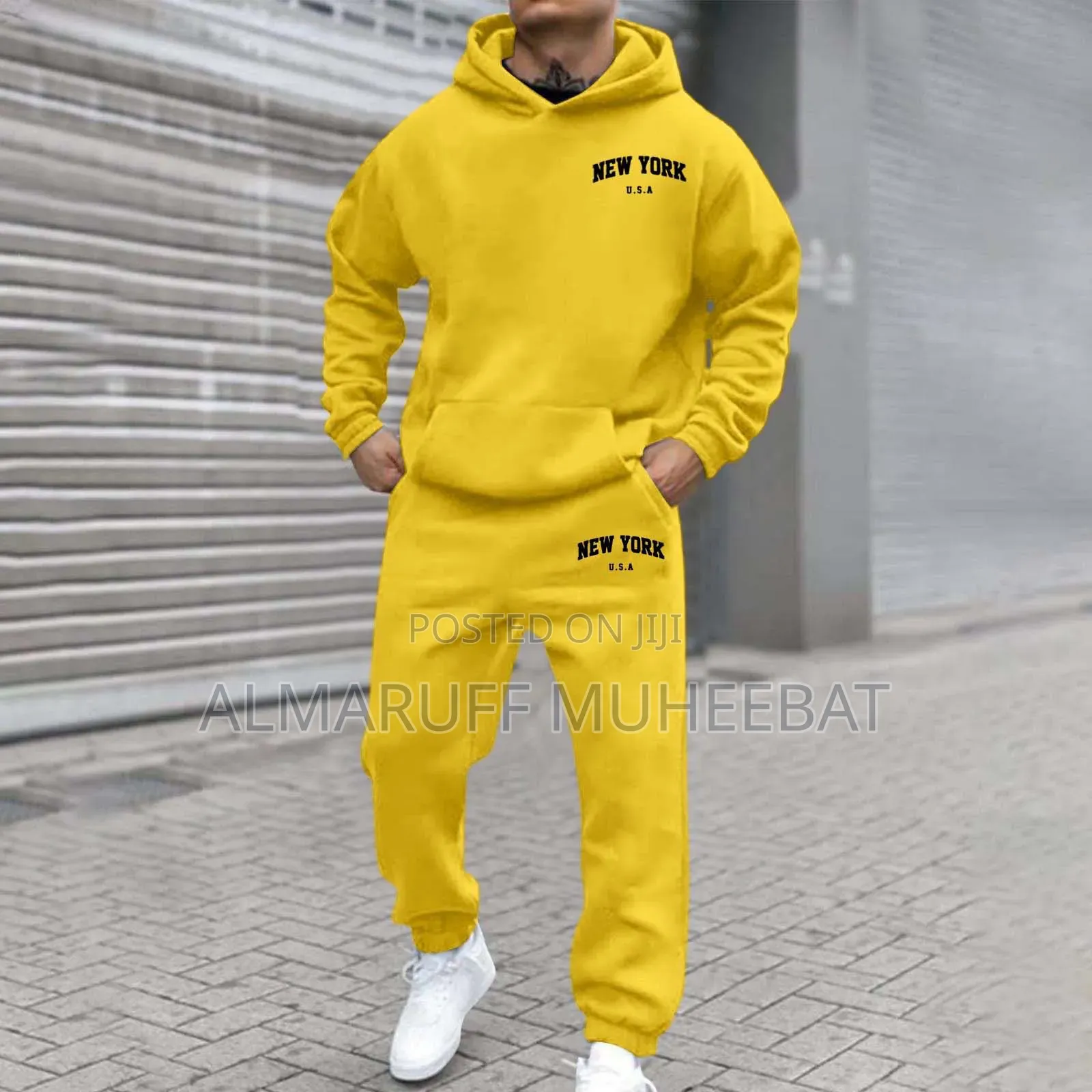 Men Hoodie Up and Down