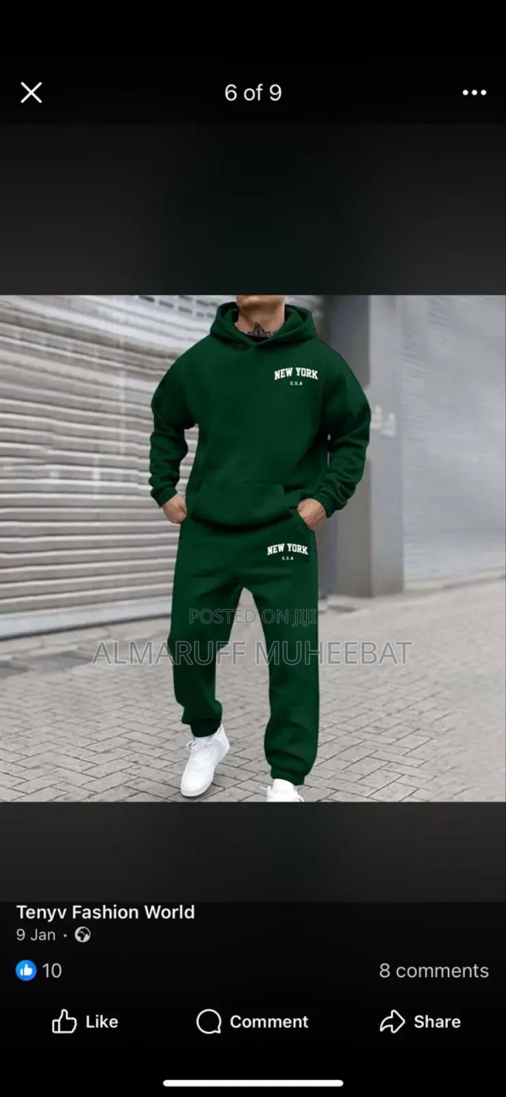 Men Hoodie Up and Down