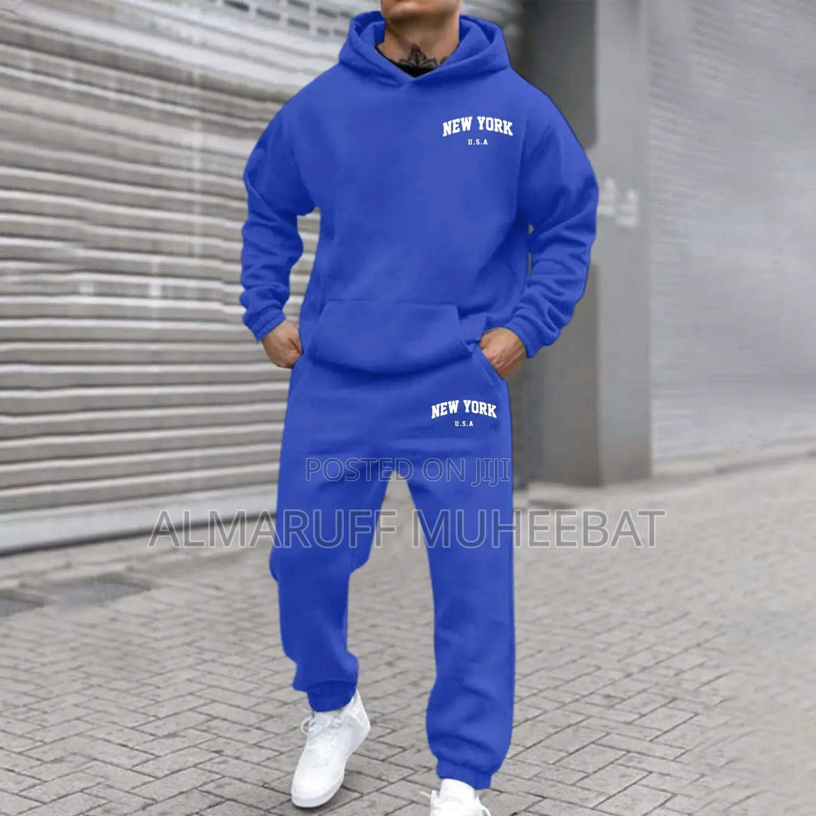 Men Hoodie Up and Down