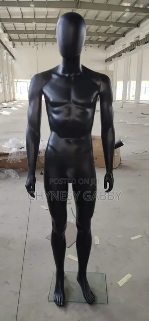 Matt Black Male Mannequins