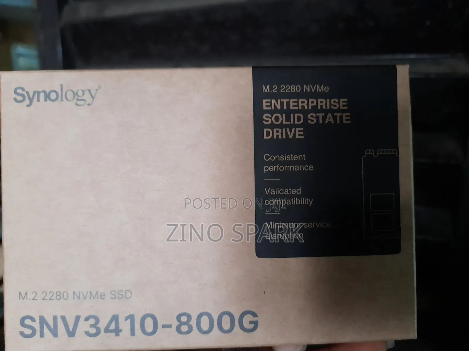 Synology SSD M.2 2280 Nvme Enterprise Solid State Drive Snv3410-800gb