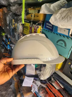 Msa Vented Helmet With Glass, 4 Chin Strap