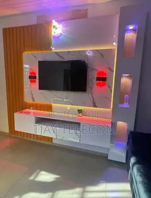 Ace Interiors Tv Console and Paintings