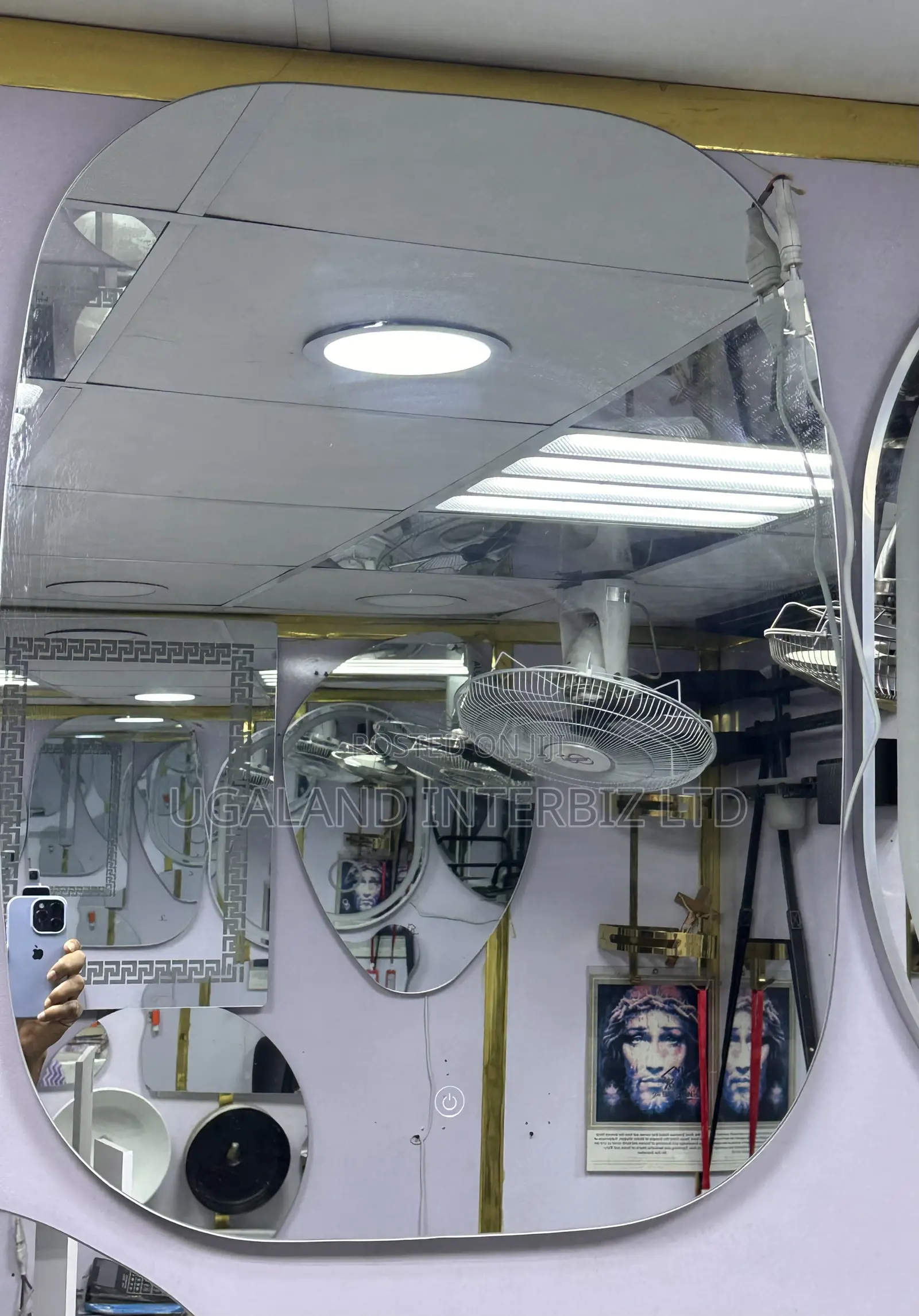 Modern Pebble Shaped Smart Mirror