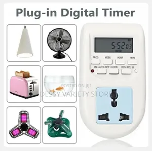 Plug-in Digital Timer Switch Weekly Programmable Electrical Timer