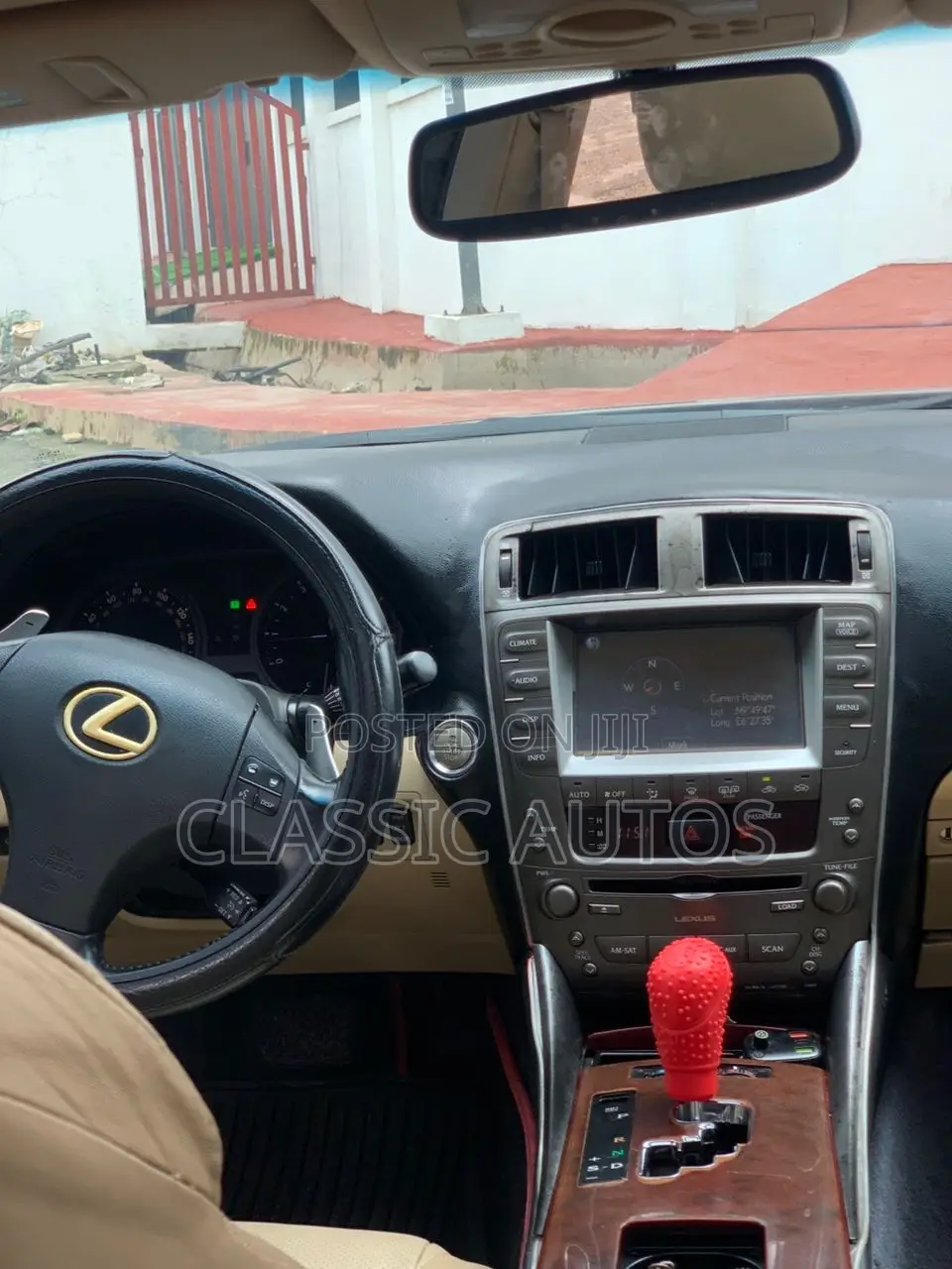 Lexus IS 2008 Red