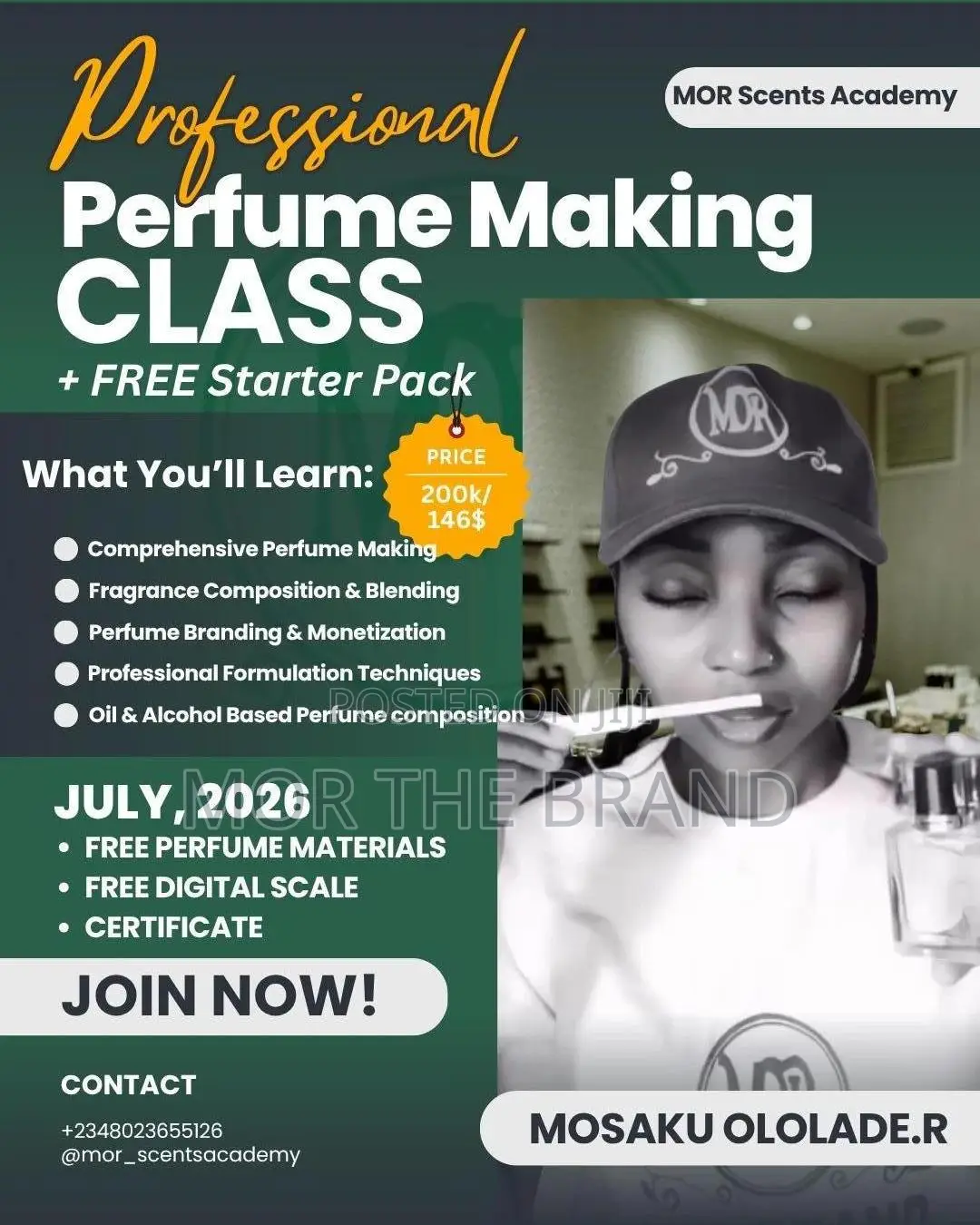 Perfume Making Class