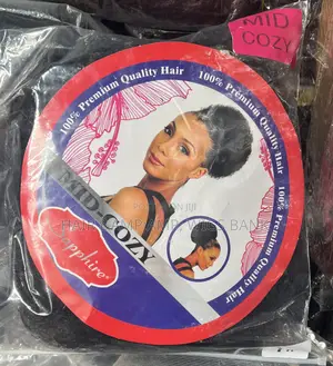 Extra Full Medium Afro Bun for Everyday Use or With Frontal Gele