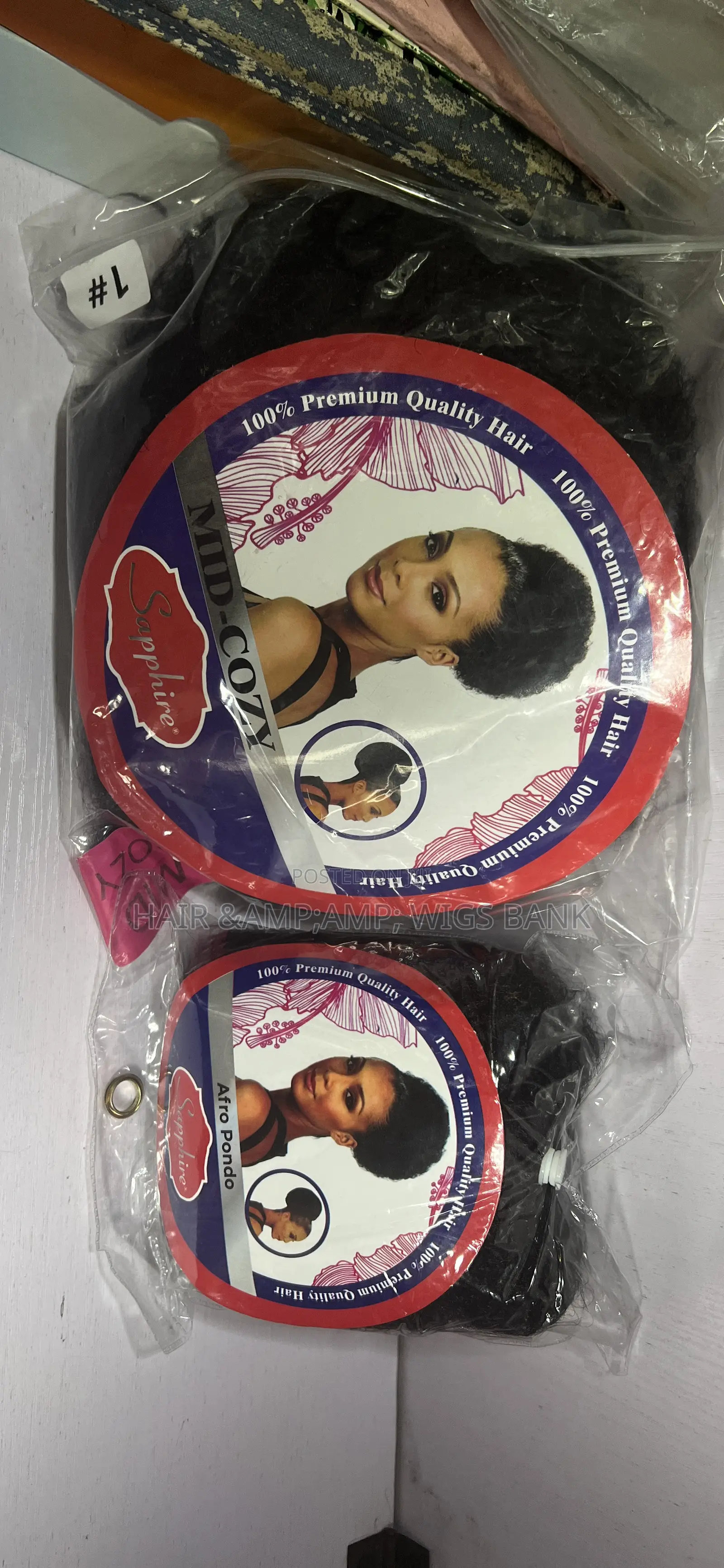 Extra Full Medium Afro Bun for Everyday Use or With Frontal Gele