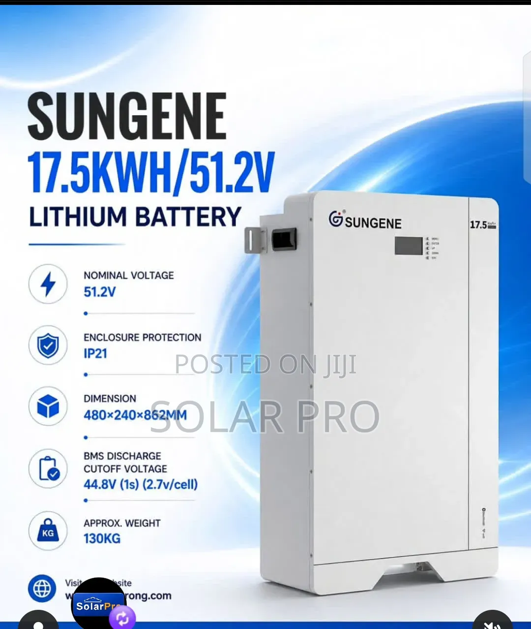 Sungene Lithium Battery