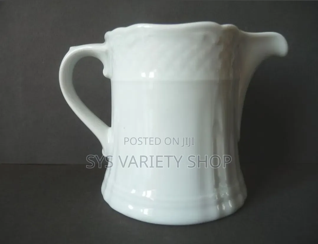 White Porcelain Creamer/ Milk Jug