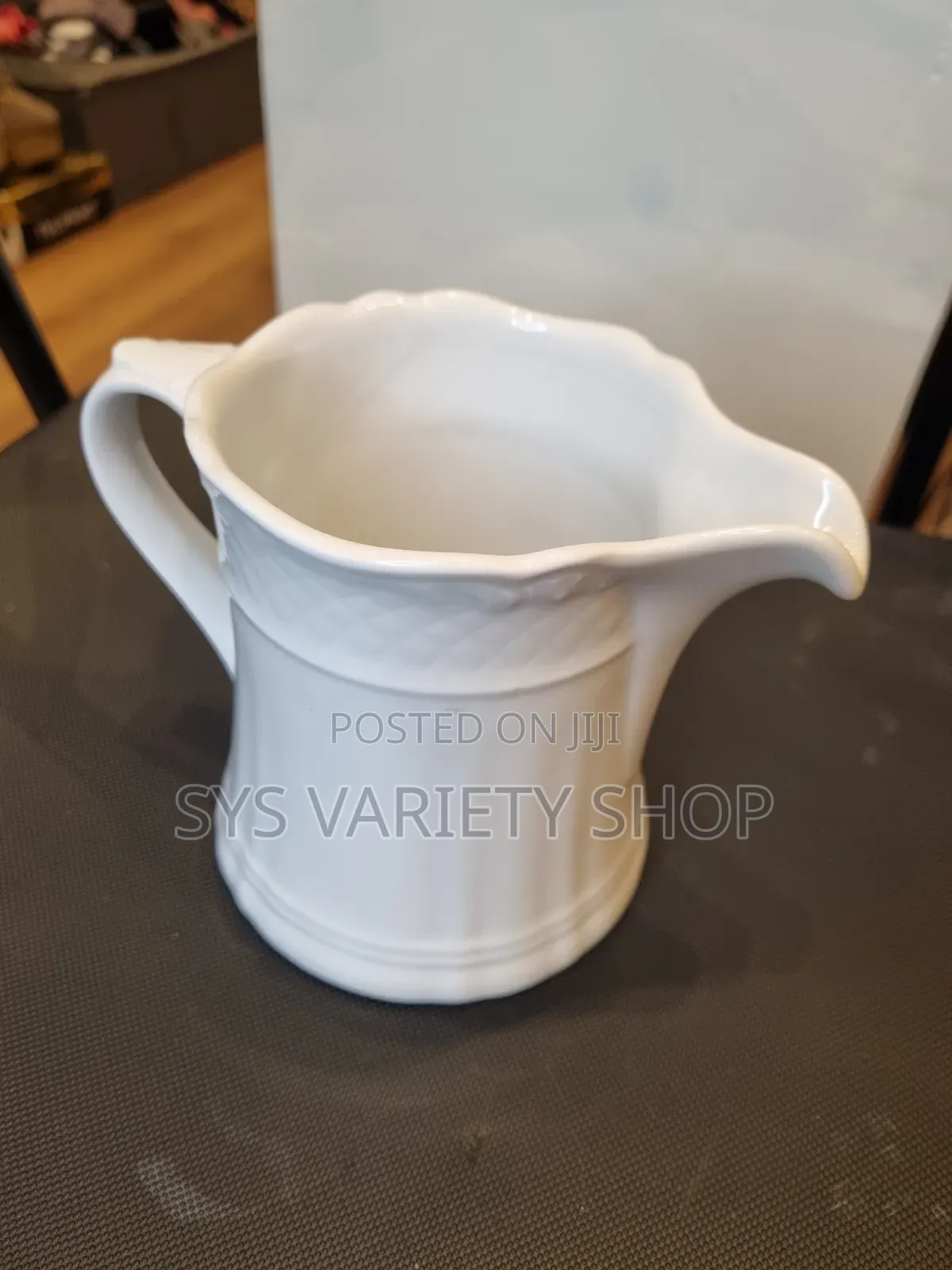 White Porcelain Creamer/ Milk Jug