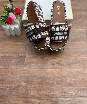 Quality Leather Christan Door Platform Slippers