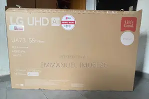 55 Inch Original Lg Smart Tv With With Carton and Receipt,