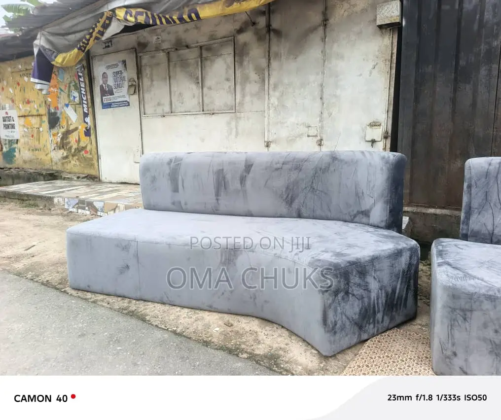 2 Unique Curved Sofas for Sale