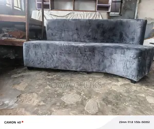 2 Unique Curved Sofas for Sale