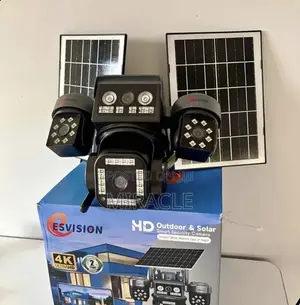 V380 Pro 3 Lens Solar CCTV Camera 4g - Full Hd