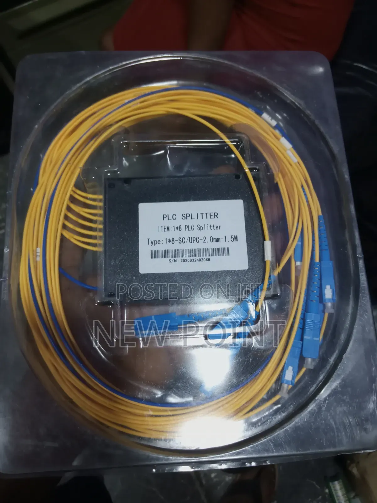 1x8 Plc Fiber Optic Splitter Sc/Upc–Cassette Type Ftth Splitter Module